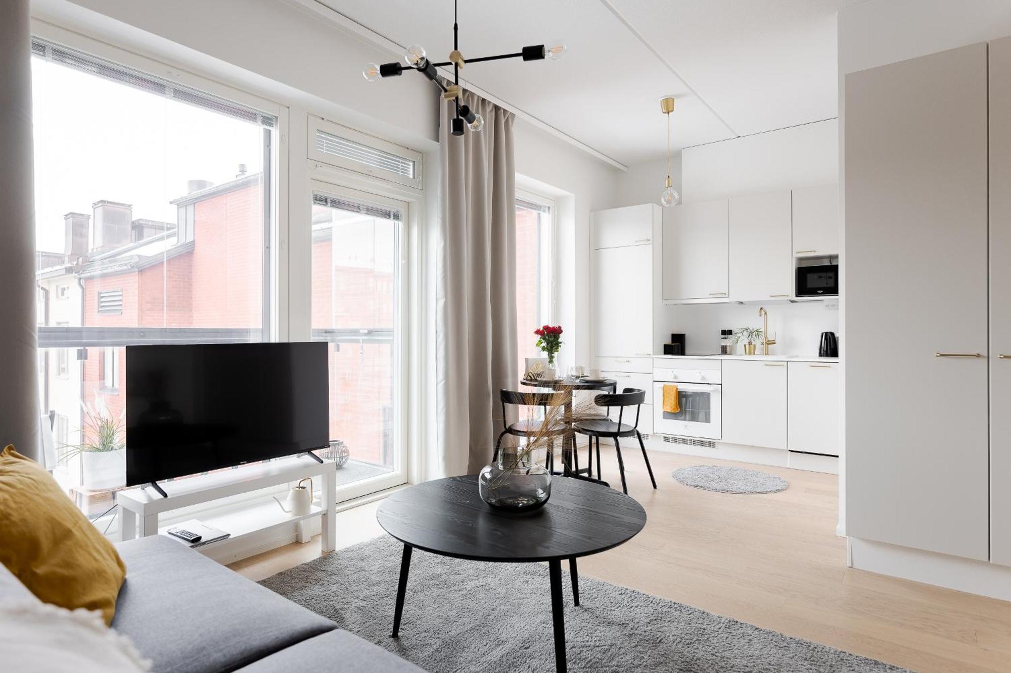 Ferienwohnung Great Location, Quiet And New With Balcony&Cafe Tampere Exterior foto